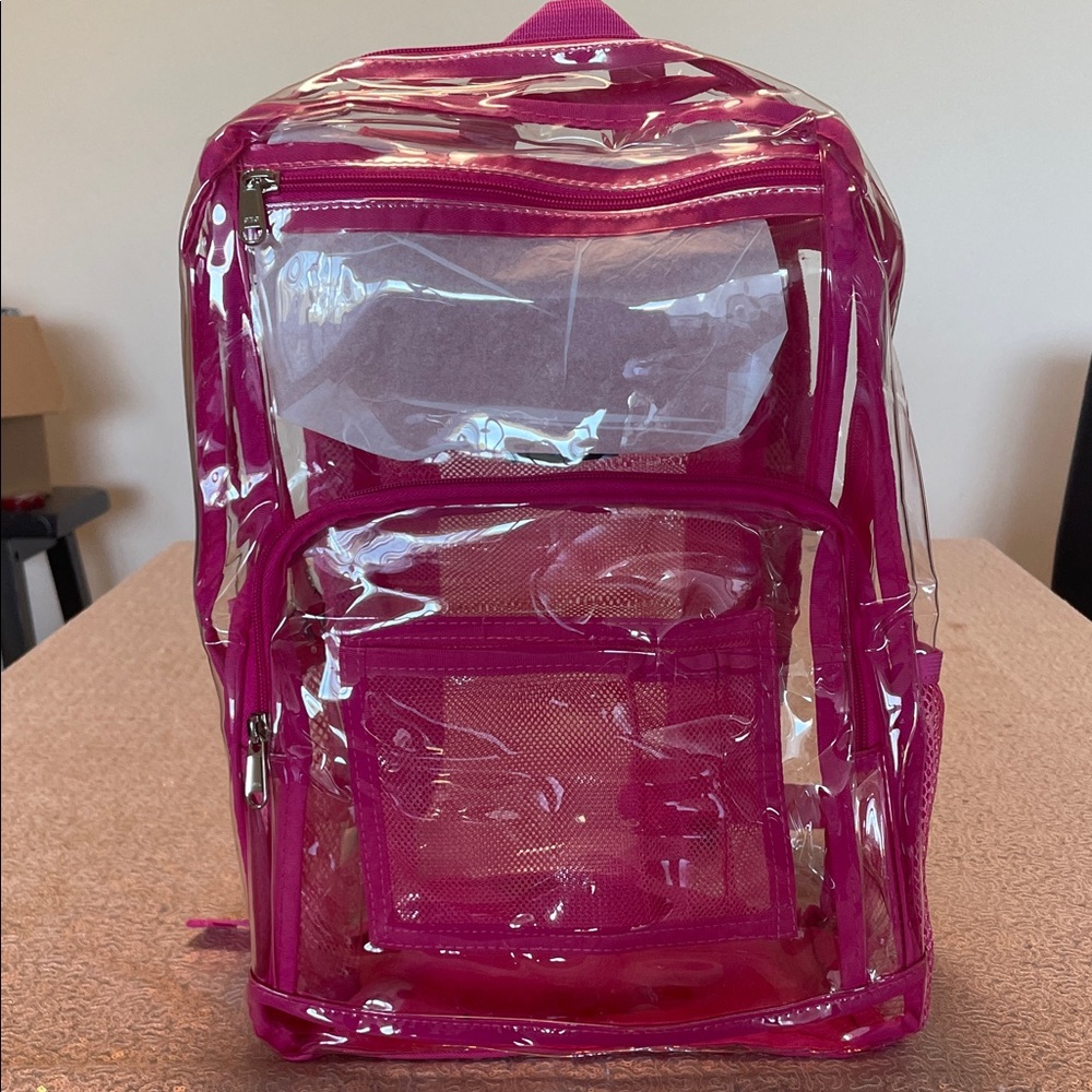 Vorspack Clear Pink Backpack